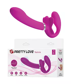 Pretty Love Valerie Strapless Strap On  Fuchsia