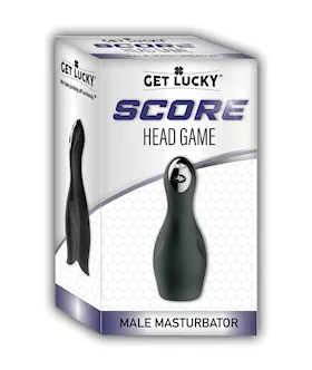 Get Lucky Score Head Game Masturbator  Black