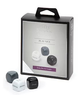 Fifty Shades of Grey Play Nice Kinky Dice for Couples