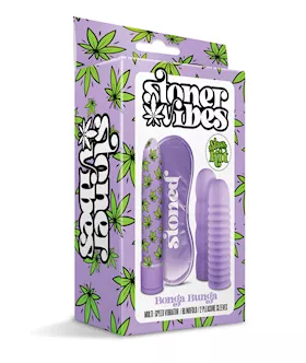 Stoner Vibes Bonga Bunga Stash Kit  Purple