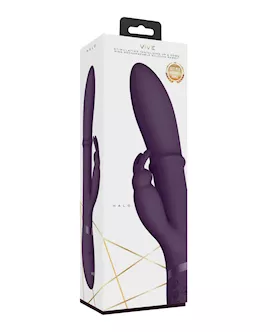 Shots Vive Halo Up amp Down Ring GSpot Rabbit  Purple