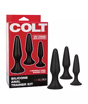 COLT Silicone Anal Trainer Kit  Black