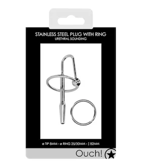 Shots Ouch Urethral Sounding Metal Plug