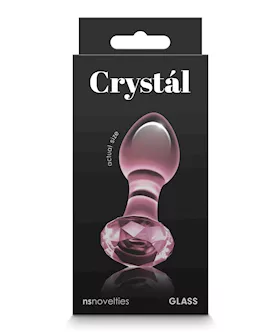 Crystal Gem Butt Plug  Pink