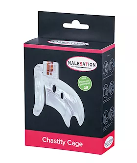 Malesation Chastity Cage - Clear