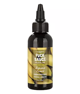 Fuck Sauce Flavored Water Based Personal Lubricant  2 oz Banana