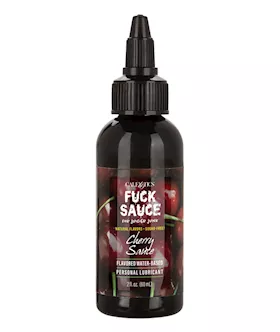 Fuck Sauce Flavored Water Based Personal Lubricant  2 oz Cherry