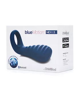 OhMiBod Blue Motion Nex 3 Bluetooth Couples Ring  Cobalt Blue