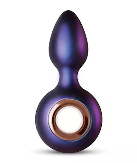Hueman Deep Space Vibrating Anal Plug  Purple