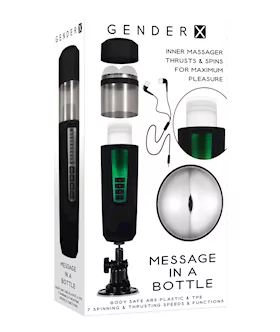 Gender X Message In a Bottle  Black