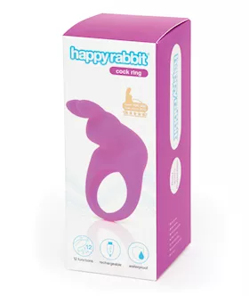 Happy Rabbit Rechargeable Cock Ring  Purple