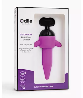 Odile Discovery Tapered Butt Plug Dilator  Purple