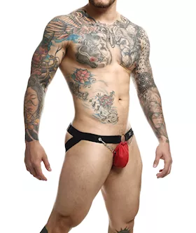 Dngeon Chain Jockstrap Red OS