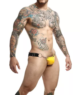 Dngeon Snap Jockstrap Yellow O/s