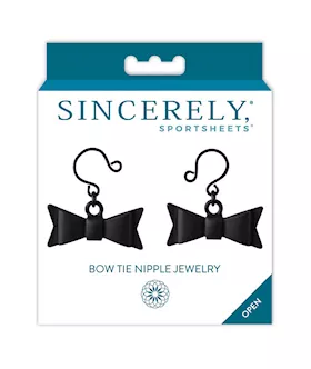 Sincerely Bow Tie Nipple Jewelry