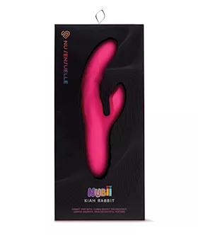 Nu Sensuelle Nubii Kiah Turbo Boost amp Heating Dual Stim Rabbit  Pink