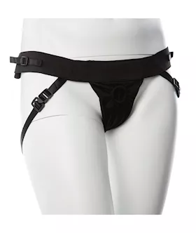 Gender Fluid Johnnie Strap On Harness  Black