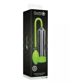 Shots Ouch Classic Penis Pump  Glow in the Dark