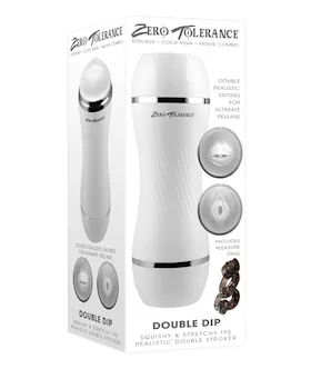 Zero Tolerance Double Dip Stroker  White