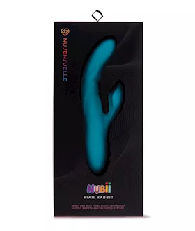 Nu Sensuelle Nubii Kiah Turbo Boost amp Heating Dual Stim Rabbit  Blue