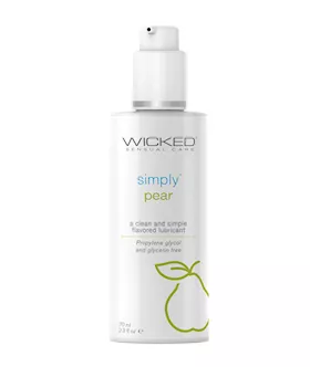 Wicked Sensual Care Simply Water Based Lubricant  23 oz Pear