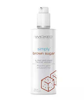 Wicked Sensual Care Simply Water Based Lubricant  4 oz Brown Sugar