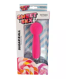 Sweet Sex Sugar Ball Mini Wand Vibe  Magenta