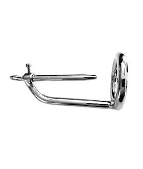 Rouge Stainless Steel Chastity Ring wSound  Chrome