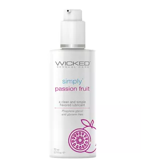Wicked Sensual Care Simply Water Based Lubricant  23 oz Passion Fruit