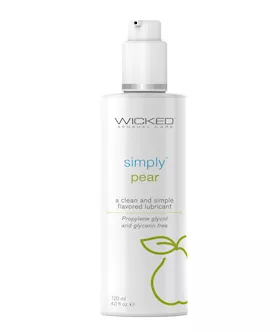 Wicked Sensual Care Simply Water Based Lubricant  4 oz Pear