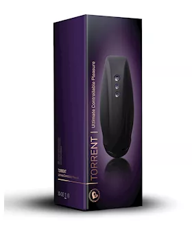 Rocks Off Torrent Rechargeable Stroker - Black