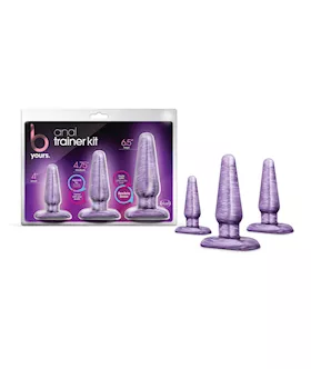 Blush B Yours Anal Trainer Kit  Purple Swirl