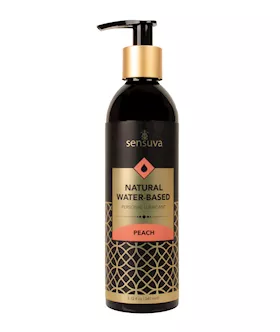 Sensuva Natural Water Based Personal Moisturizer  8 oz Peach