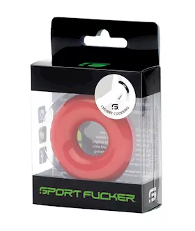 Sport Fucker Chubby Cockring - Red