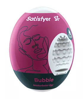 Satisfyer Masturbator Egg Bubble  Violet