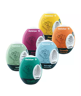 Satisfyer Masturbator Egg 6er Set  Assorted
