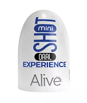 Alive Experience Oral Mini Shot Masturbator  Flesh