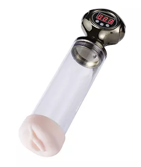 Pipe Male Masturbation Cup Penis Enlargement Pump  Clear