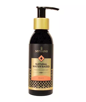 Sensuva Natural Water Based Personal Moisturizer  4 oz Peach