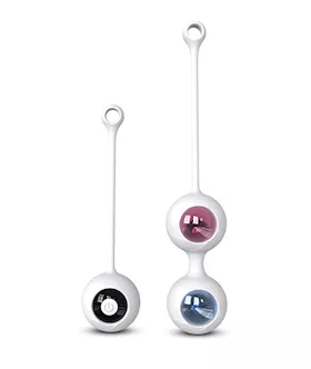 Freezer Ben Wa Ball Remote Control Kegel Ball Exercises Set  White