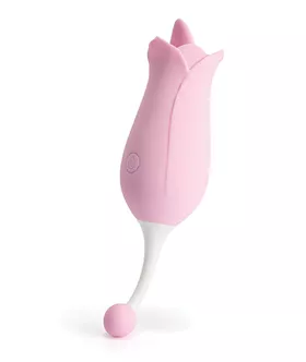 Dora Rose Toy Clit Vibrator amp Tongue Licker  Pink