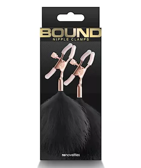 Bound F1 Nipple Clamps  Black