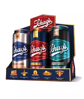Blush Schag039s Beer Can Stroker 6 Pack Merchandising Kit
