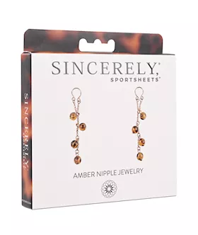 Sincerely Amber Nipple Jewelry