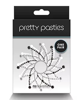 Pretty Pasties Charm I  Black