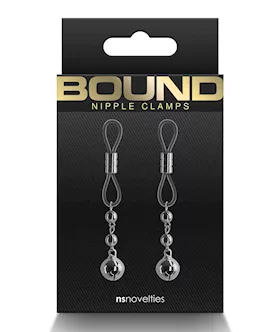 Bound D1 Nipple Clamps  Gunmetal