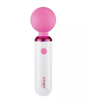 Pomi Wand Clit Tease Vibrating Wand  White