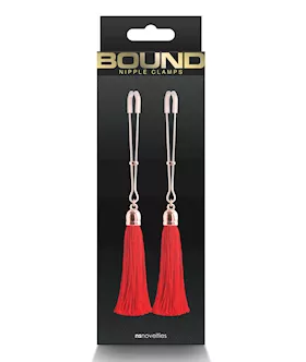 Bound T1 Nipple Clamps  Red