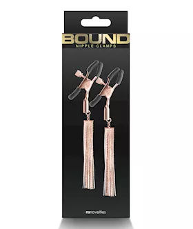 Bound D2 Nipple Clamps  Rose Gold
