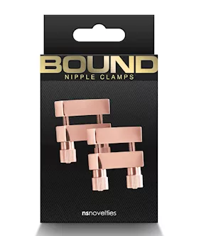 Bound V1 Nipple Clamps  Rose Gold